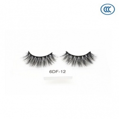 Full Strip Lashes False Eyelashes Supplier 6D Faux Mink Eyelash 6DF-12 - MSDS INCI COA BV SG ISO9001