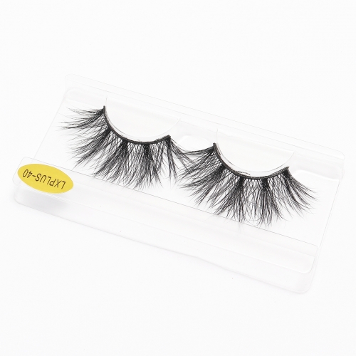 New Arrival popular 100% mink fur 25 mm Real Mink Eyelash with MSDS/COA